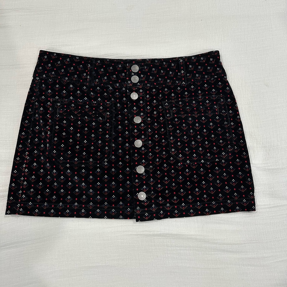Free people corduroy mini skirt